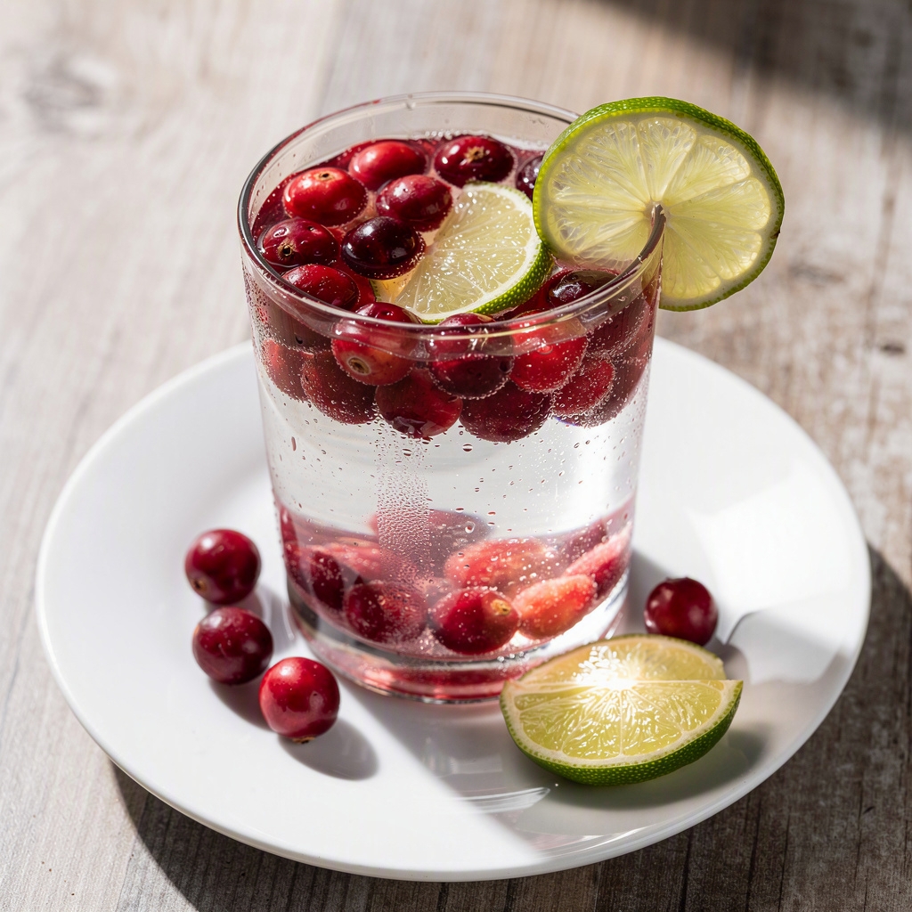 Cranberry Lime Water