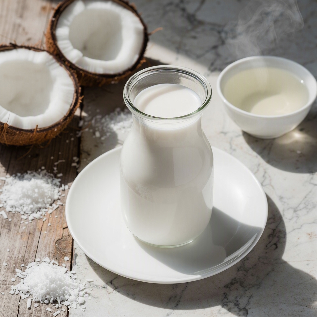 Homemade coconut milk recipe - dairy free (Drink)