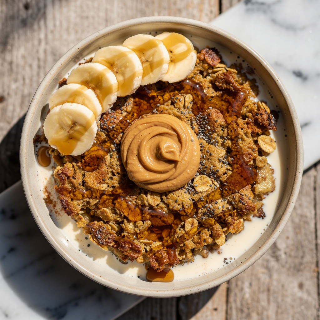Vegan Baked Oatmeal (Breakfast)