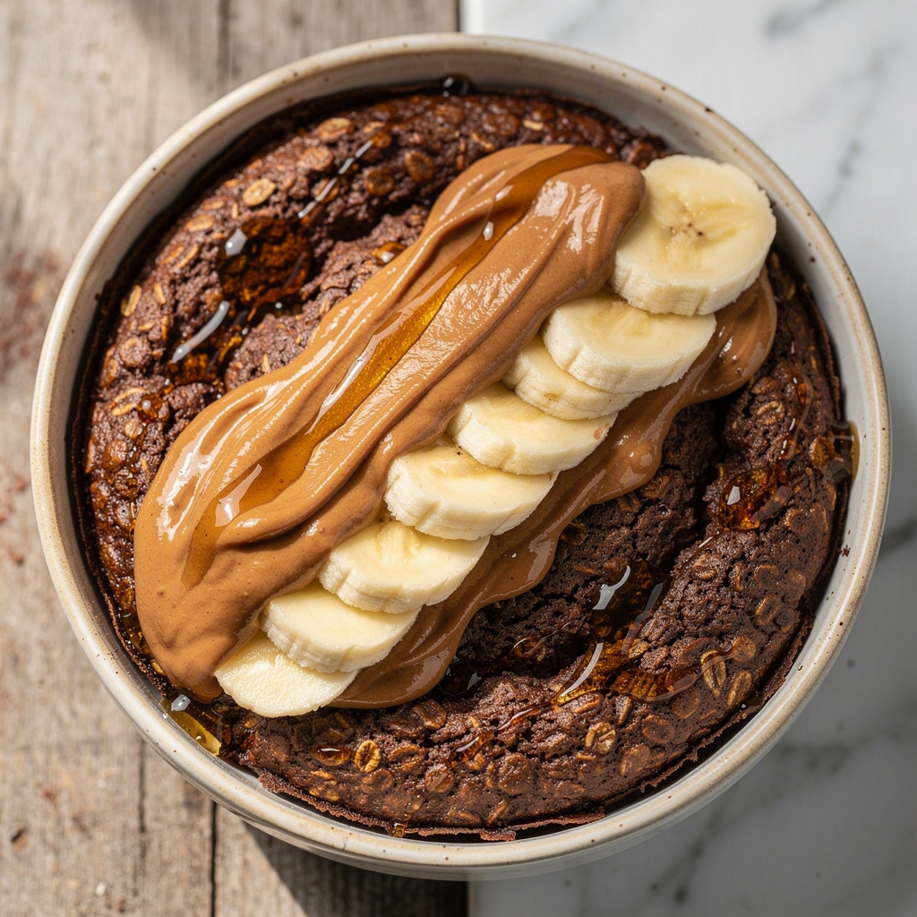 Chocolate Baked Oats (Breakfast)