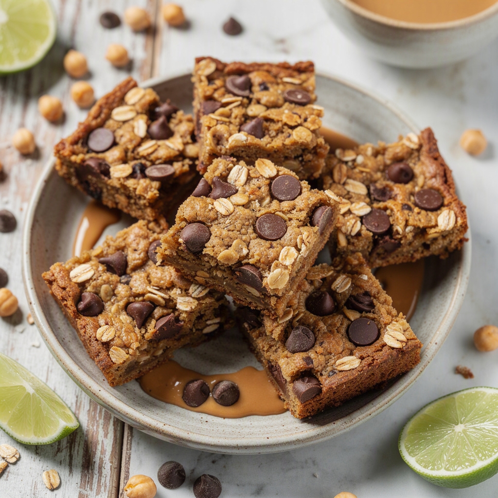 Oatmeal Chocolate Chip Bars (Snack, dessert, or breakfast)