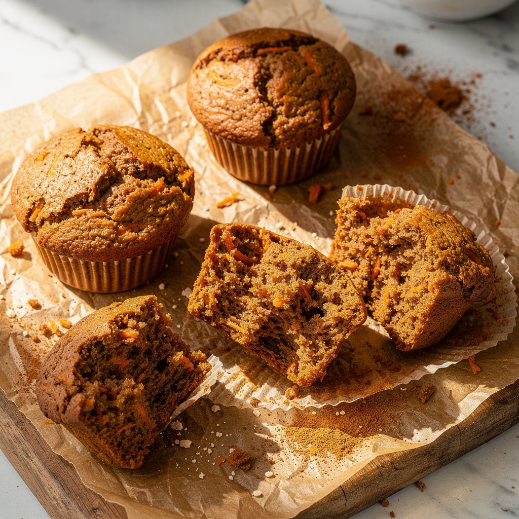 Healthy Carrot Muffins (Dessert)