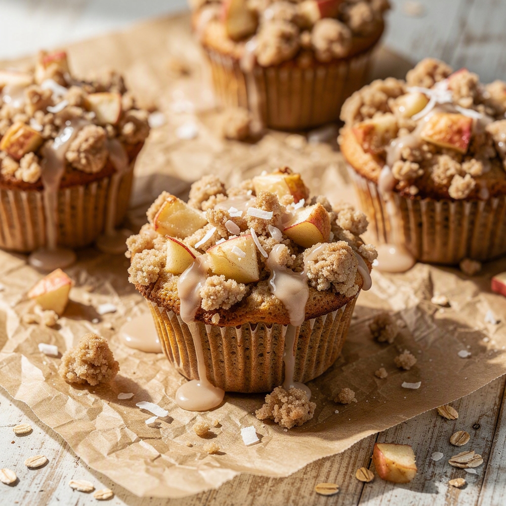 Vegan Apple Muffins (Dessert)
