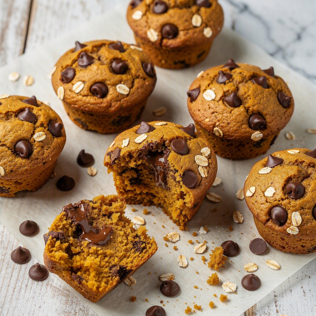 Chocolate Chip Sweet Potato Muffins (Dessert)