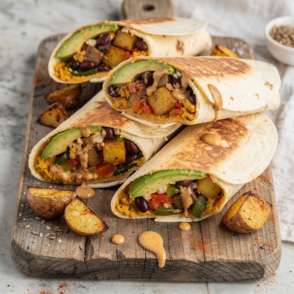 Vegan Breakfast Burritos