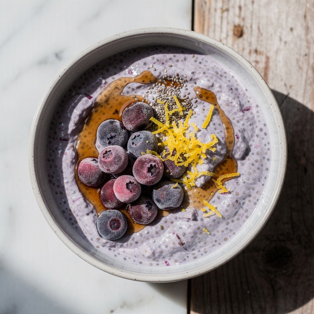 Blueberry Chia Seed Pudding (Breakfast)