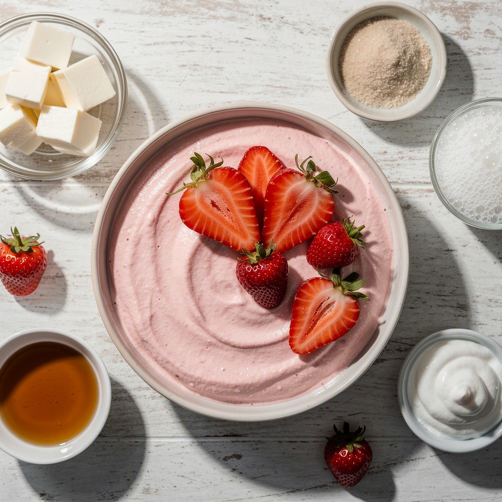 Strawberry Mousse Recipe (Dessert)