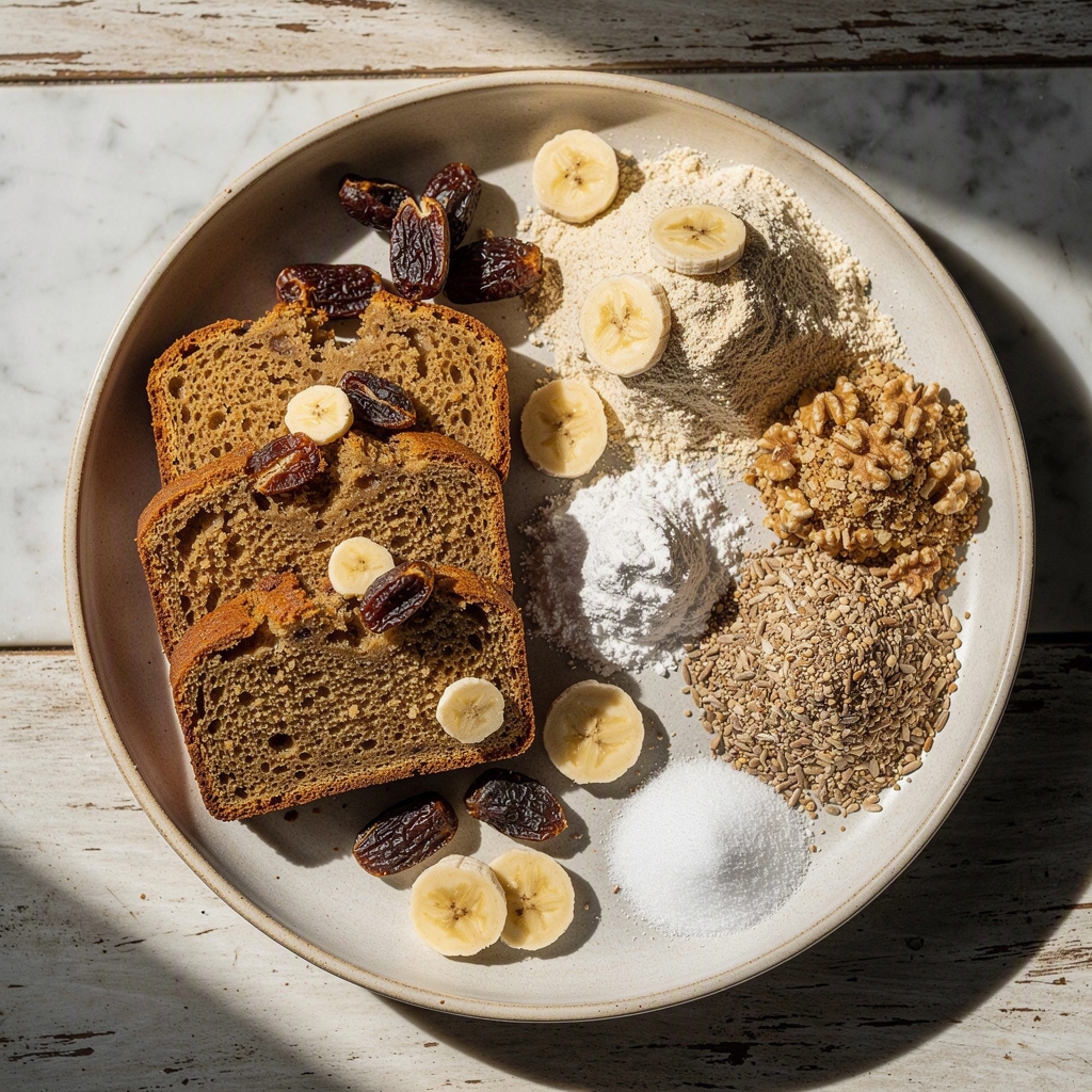 Healthy Banana Bread (Sugar-Free)