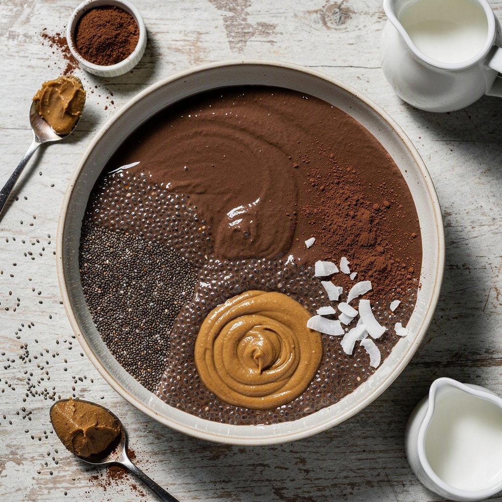 Chocolate Keto Chia Pudding (Breakfast)