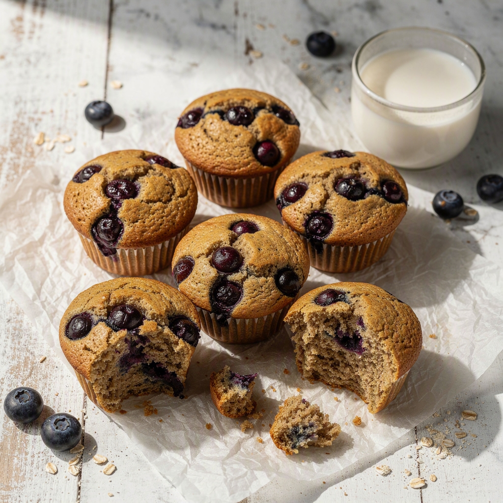 Vegan Blueberry Muffins (Breakfast or Dessert)