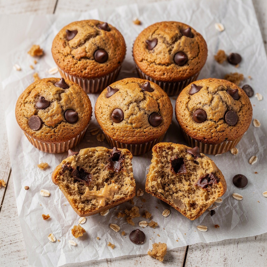 Vegan Banana Chocolate Chip Muffins (Breakfast or Dessert)