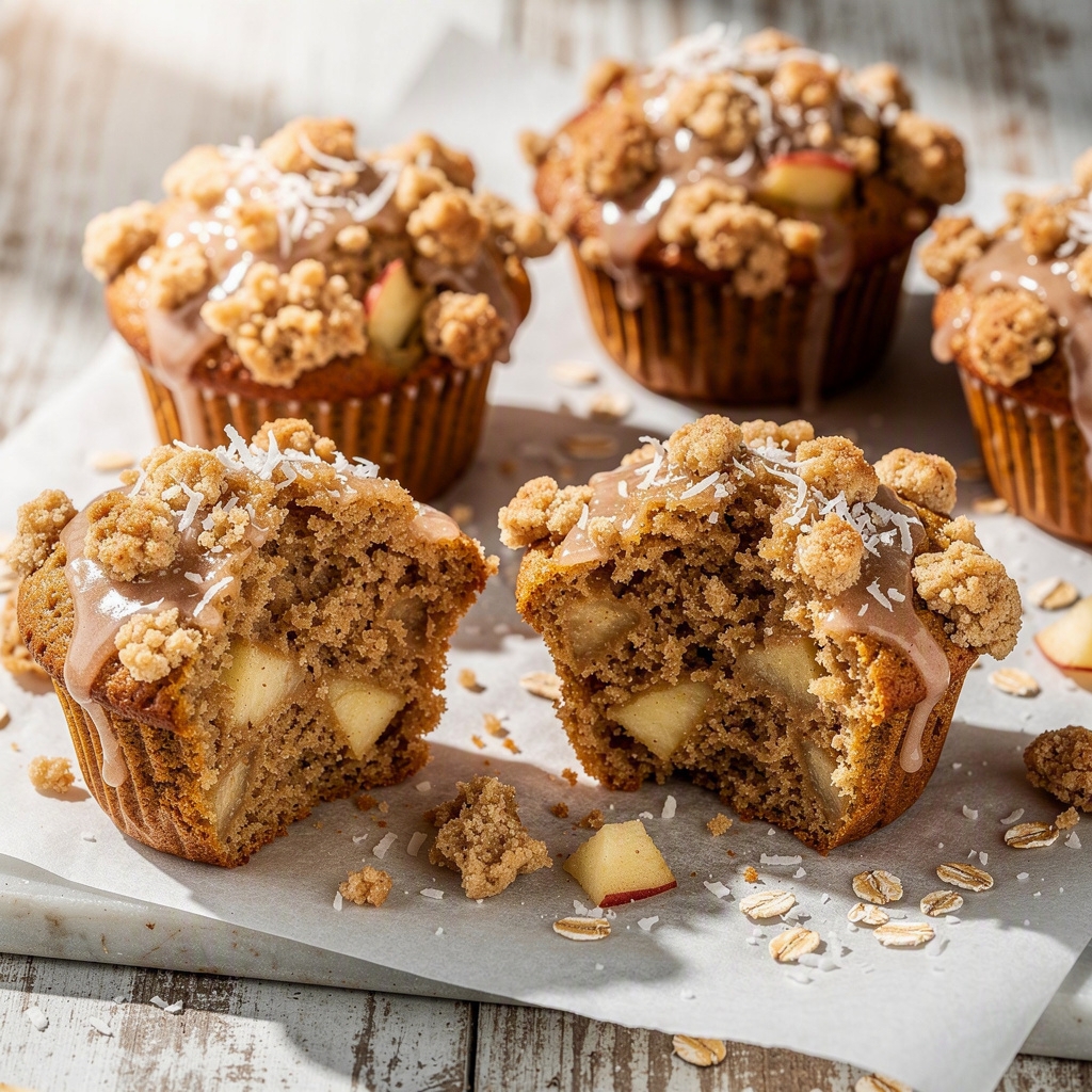 Vegan Apple Muffins (Breakfast or Dessert)