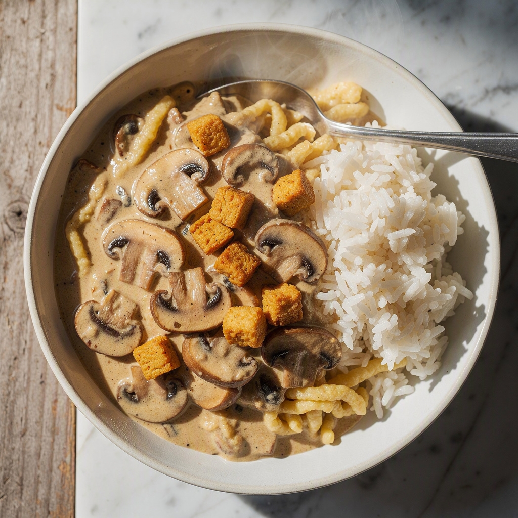 Creamy Mushroom Sauce (Geschnetzeltes)
