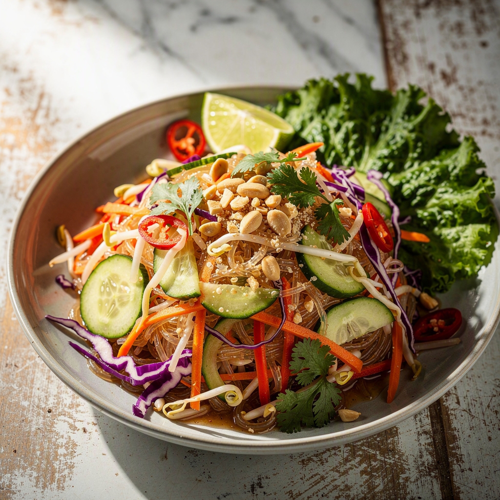 Glass Noodle Salad (Yum Woon Sen)