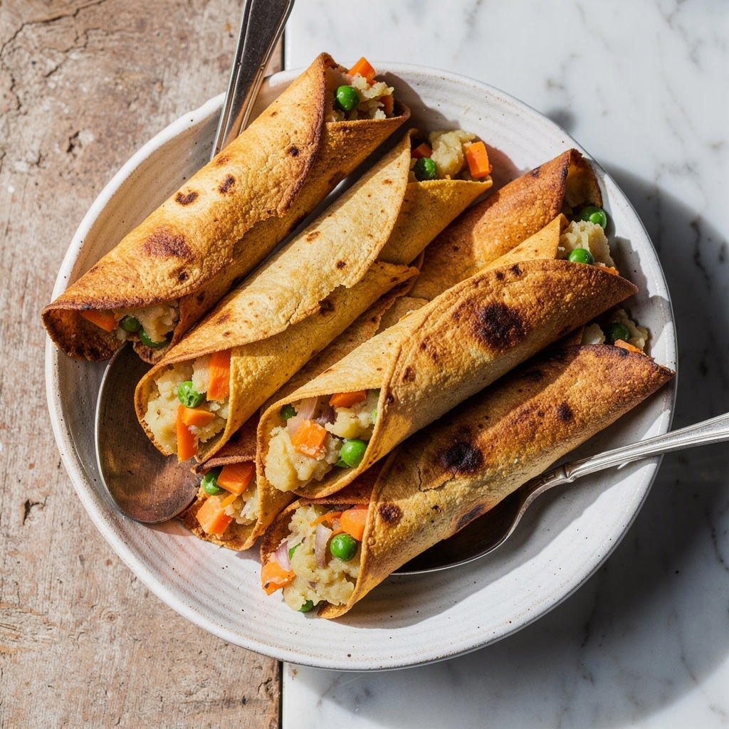 Vegan Baked Taquitos