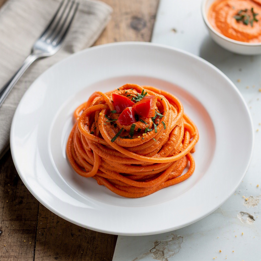 Roasted Red Pepper Pasta