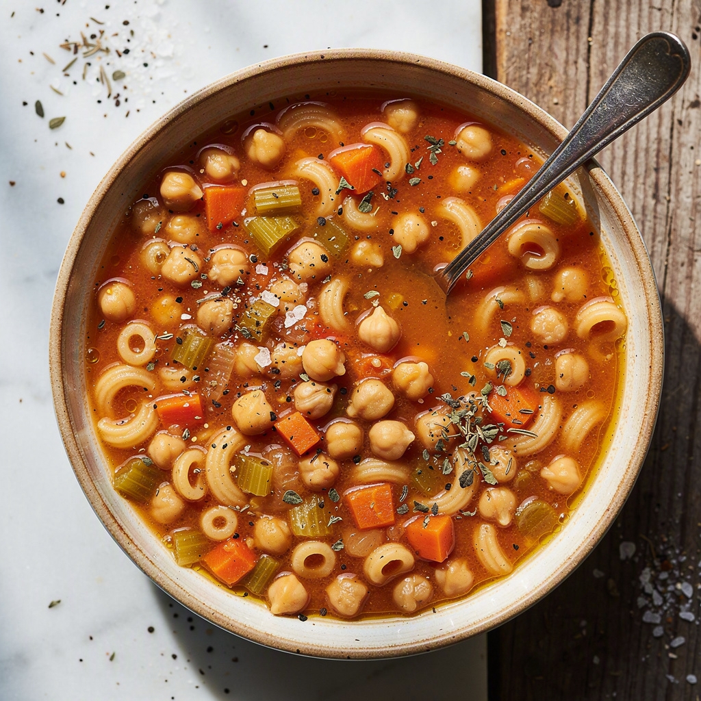 Pasta e Ceci (Pasta With Chickpeas)