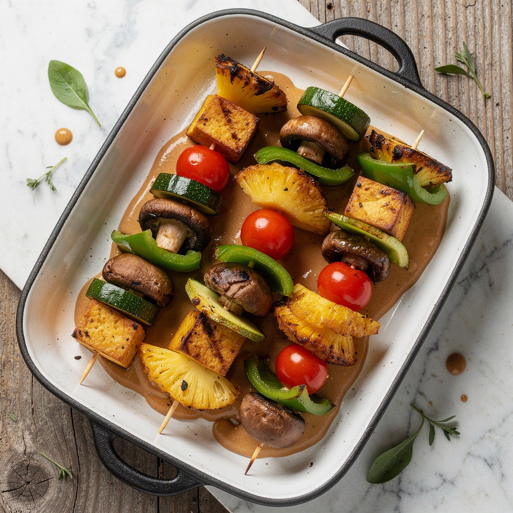 Vegetable Kabobs (Tofu Skewers)