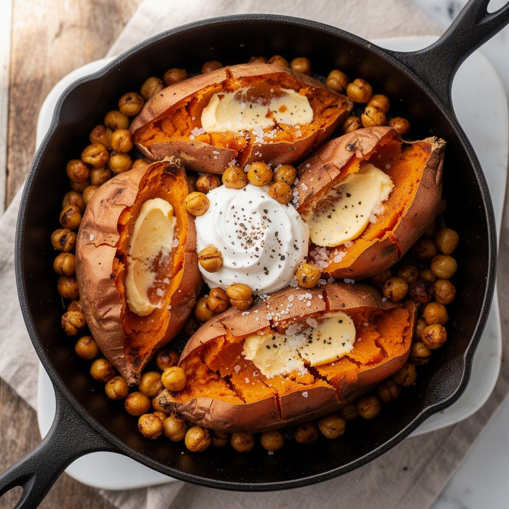 Oven-Baked Sweet Potato
