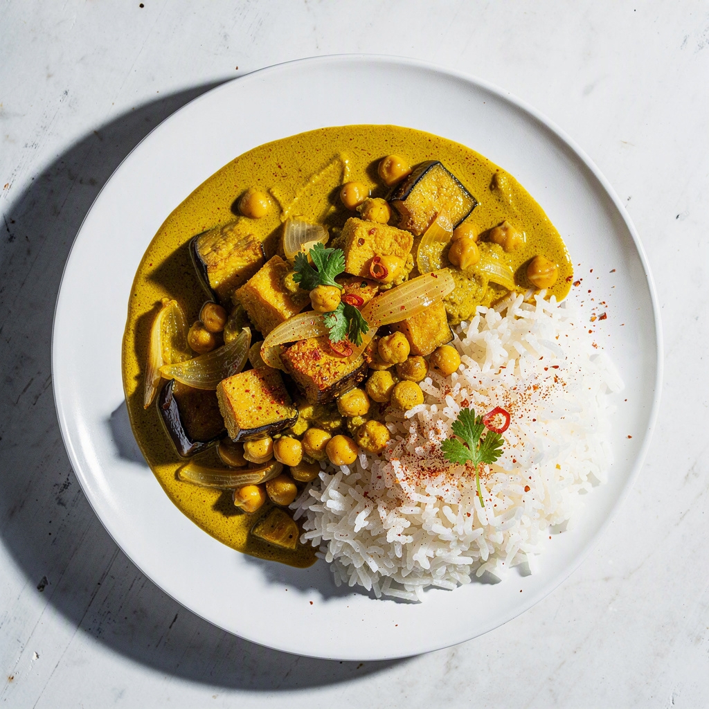 Chickpea & Eggplant Curry
