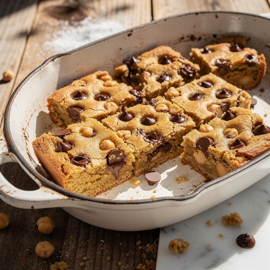 Vegan Chickpea Blondies