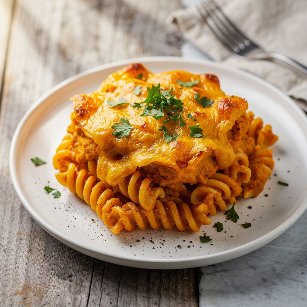 Pumpkin Pasta Bake