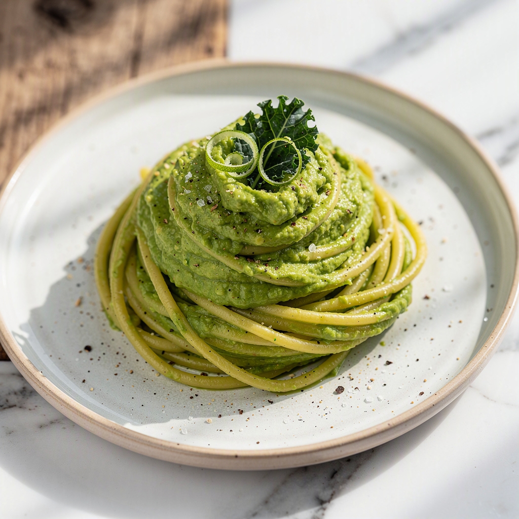 Kale Avocado Pasta