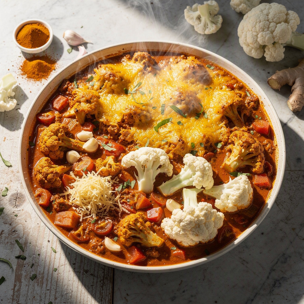 Curried Cauliflower Casserole