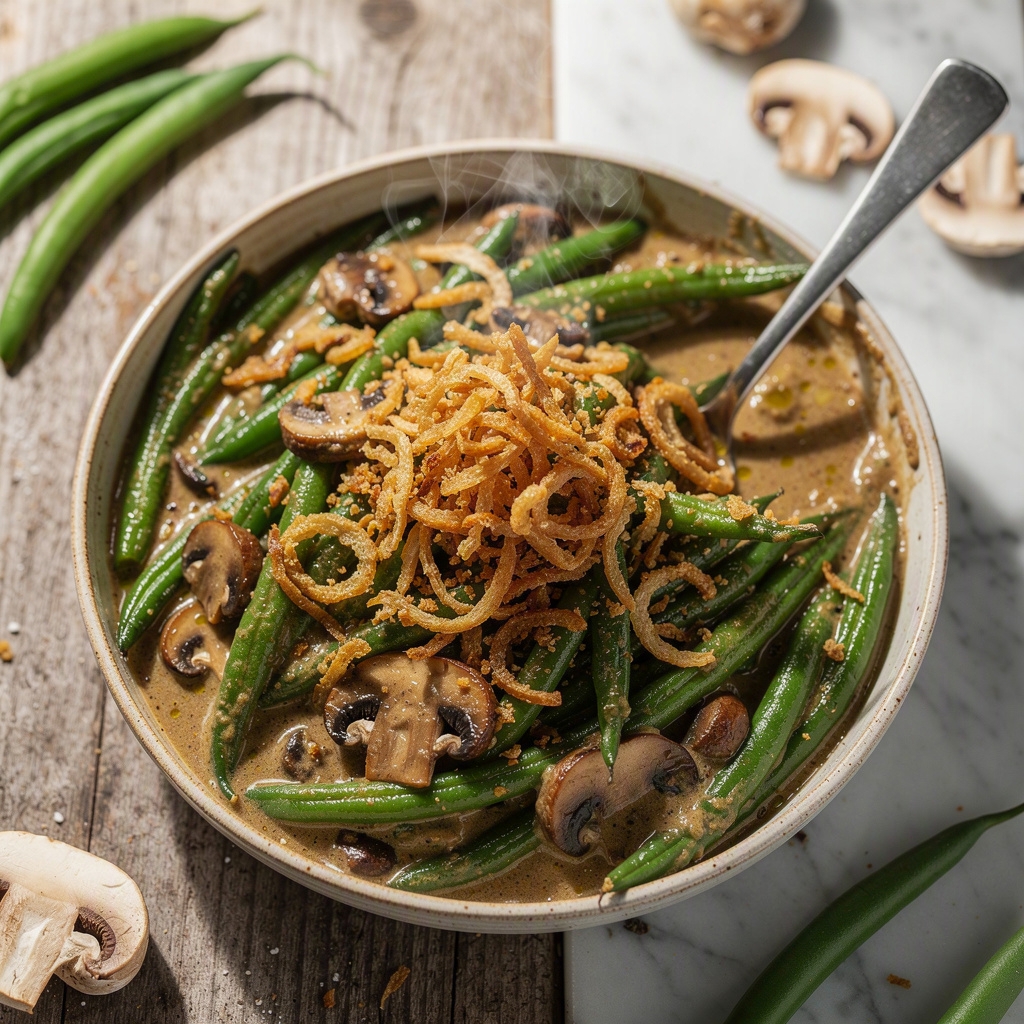 Vegan Green Bean Casserole