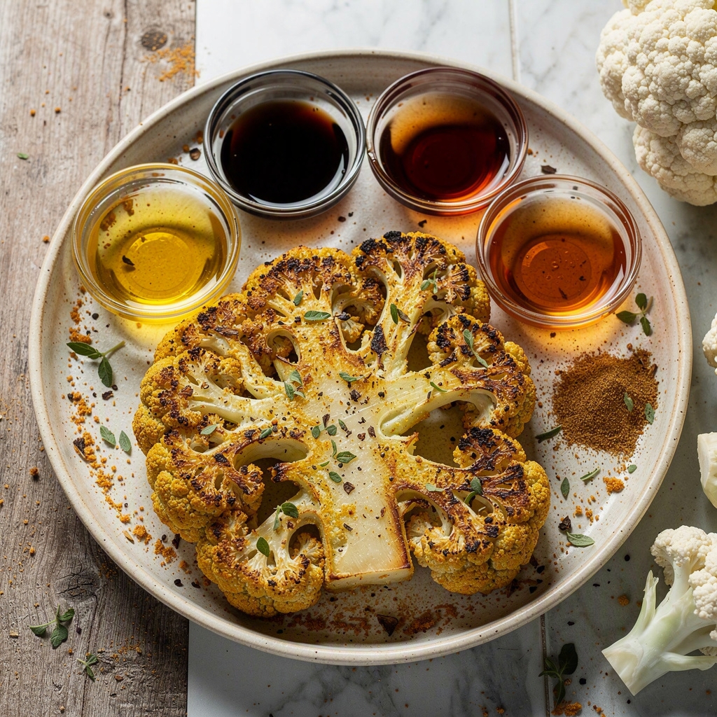 Roasted Cauliflower Steaks