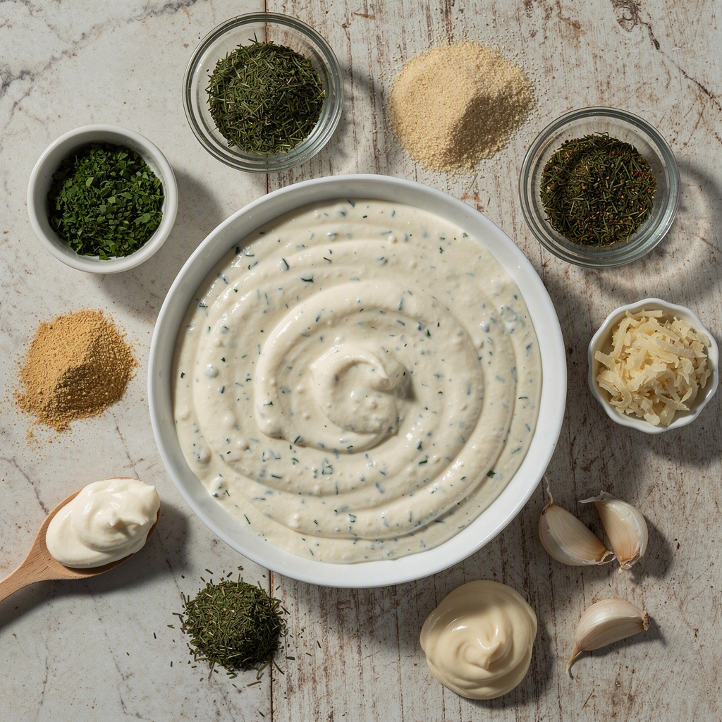 Vegan Ranch Dressing Recipe (Sauce)