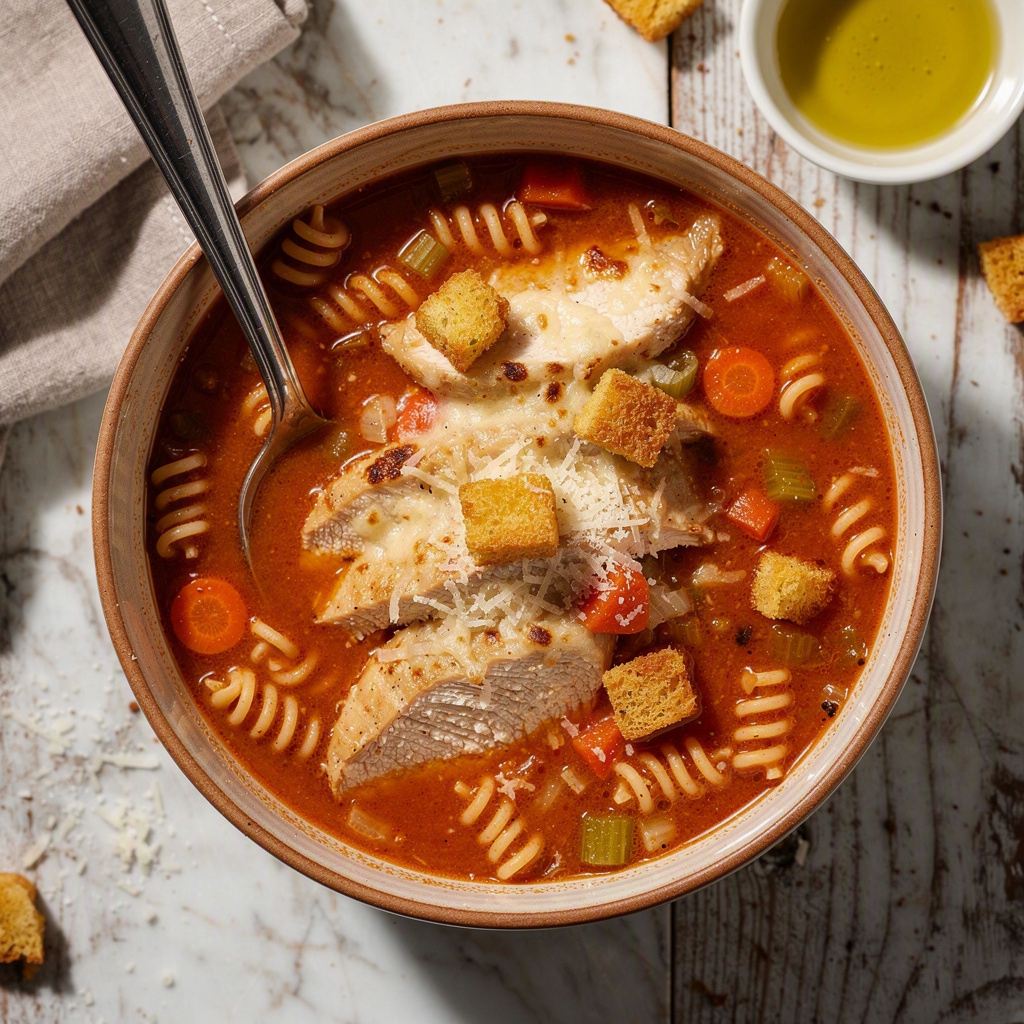 Chicken Parmesan Soup
