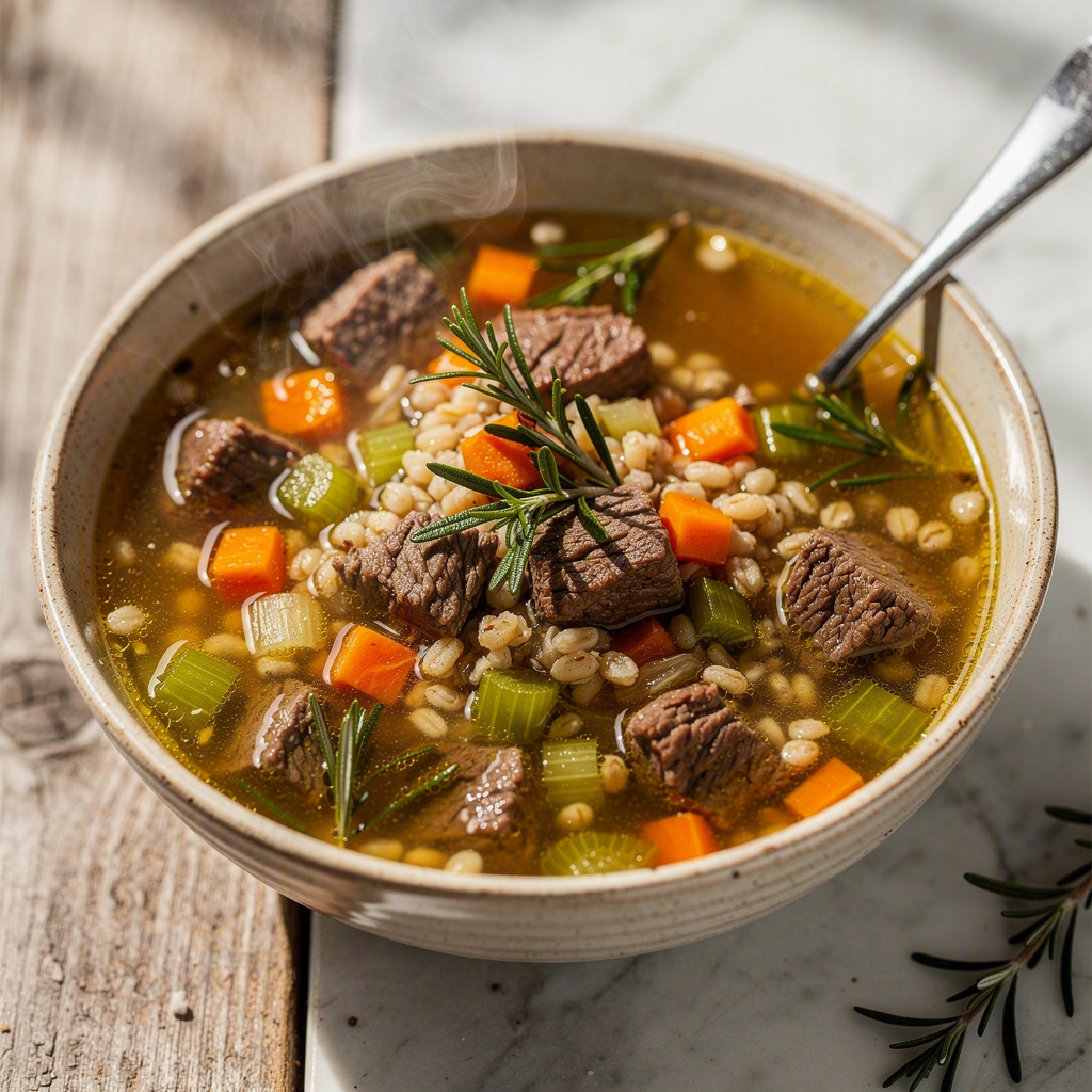 Beef Barley Vegetable Soup