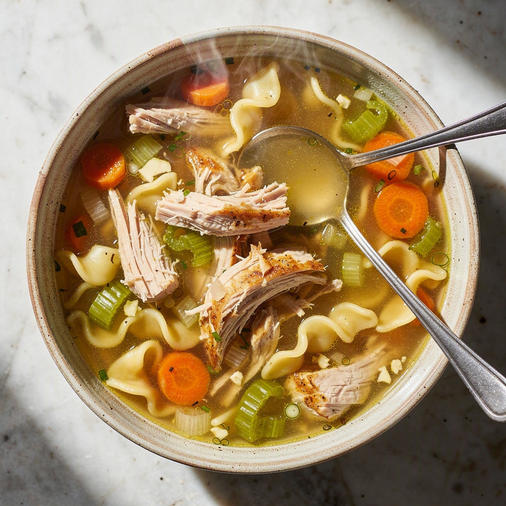 Easy Rotisserie Chicken Soup