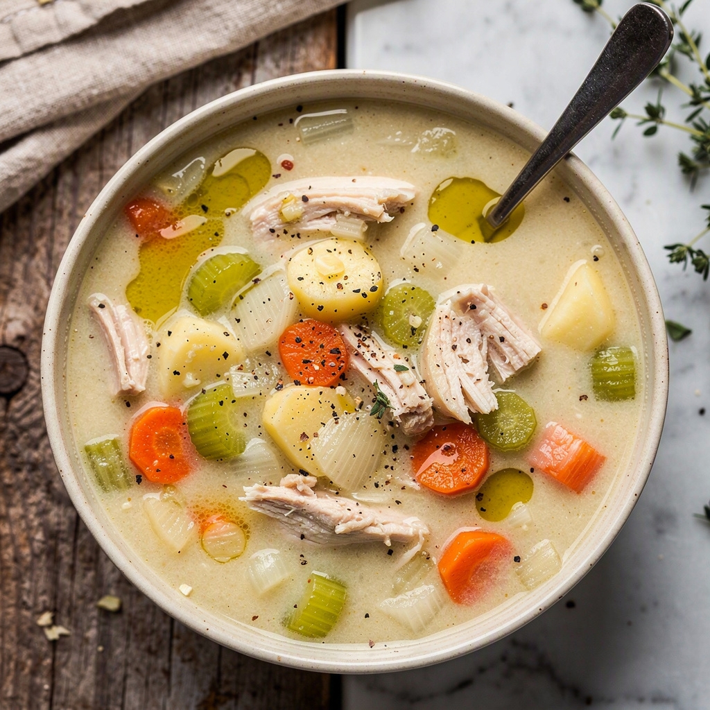 Turkey Pot Pie Soup