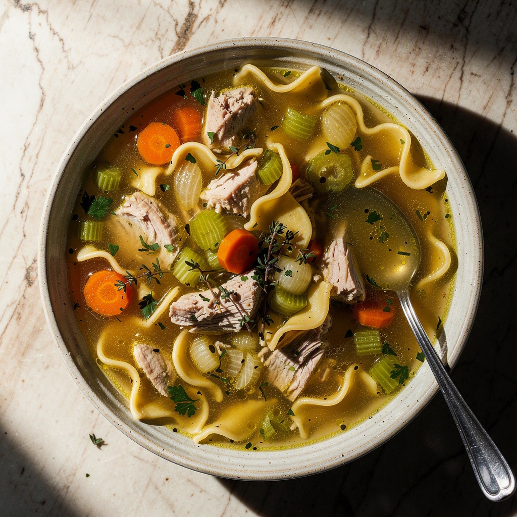 Homemade Turkey Noodle Soup