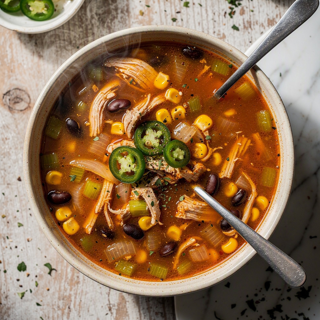 Mexican Chicken Tortilla Soup Recipe