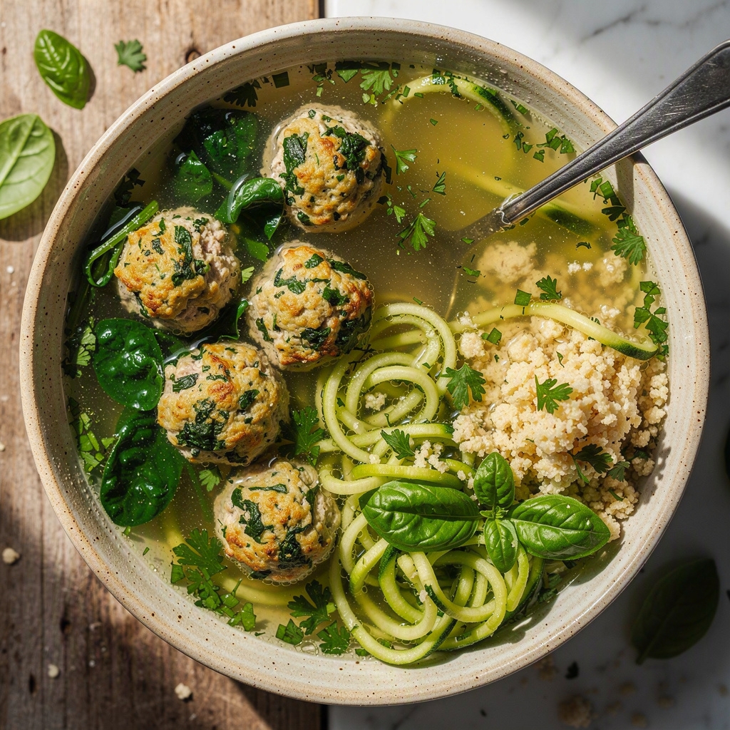 Healthy Italian Wedding Soup