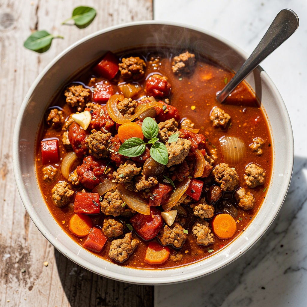 Turkey Chili with No Beans