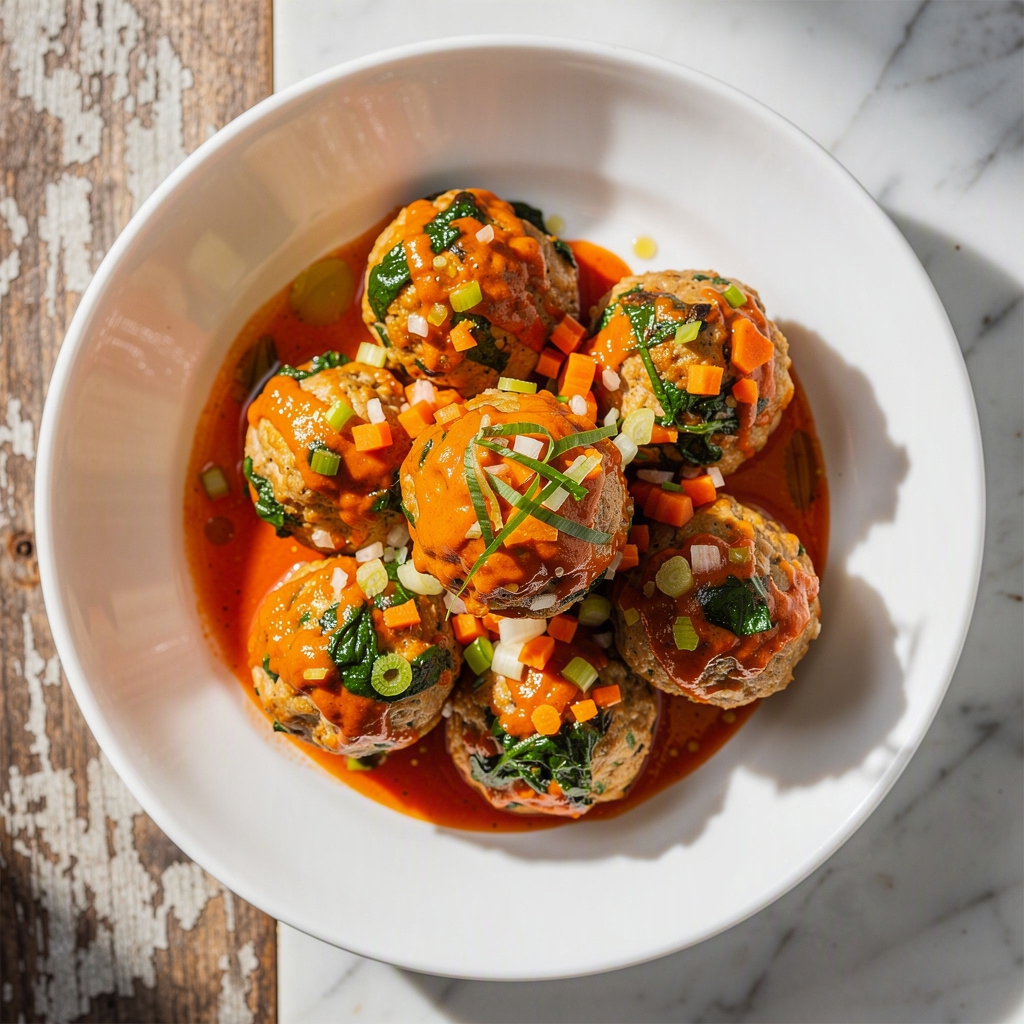 Buffalo Turkey Meatballs