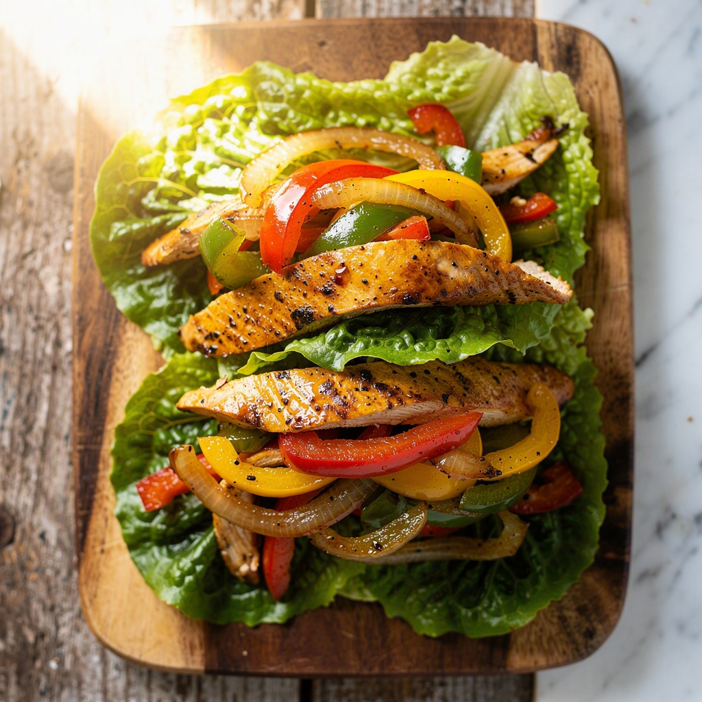 Healthy Chicken Fajitas (Whole30)
