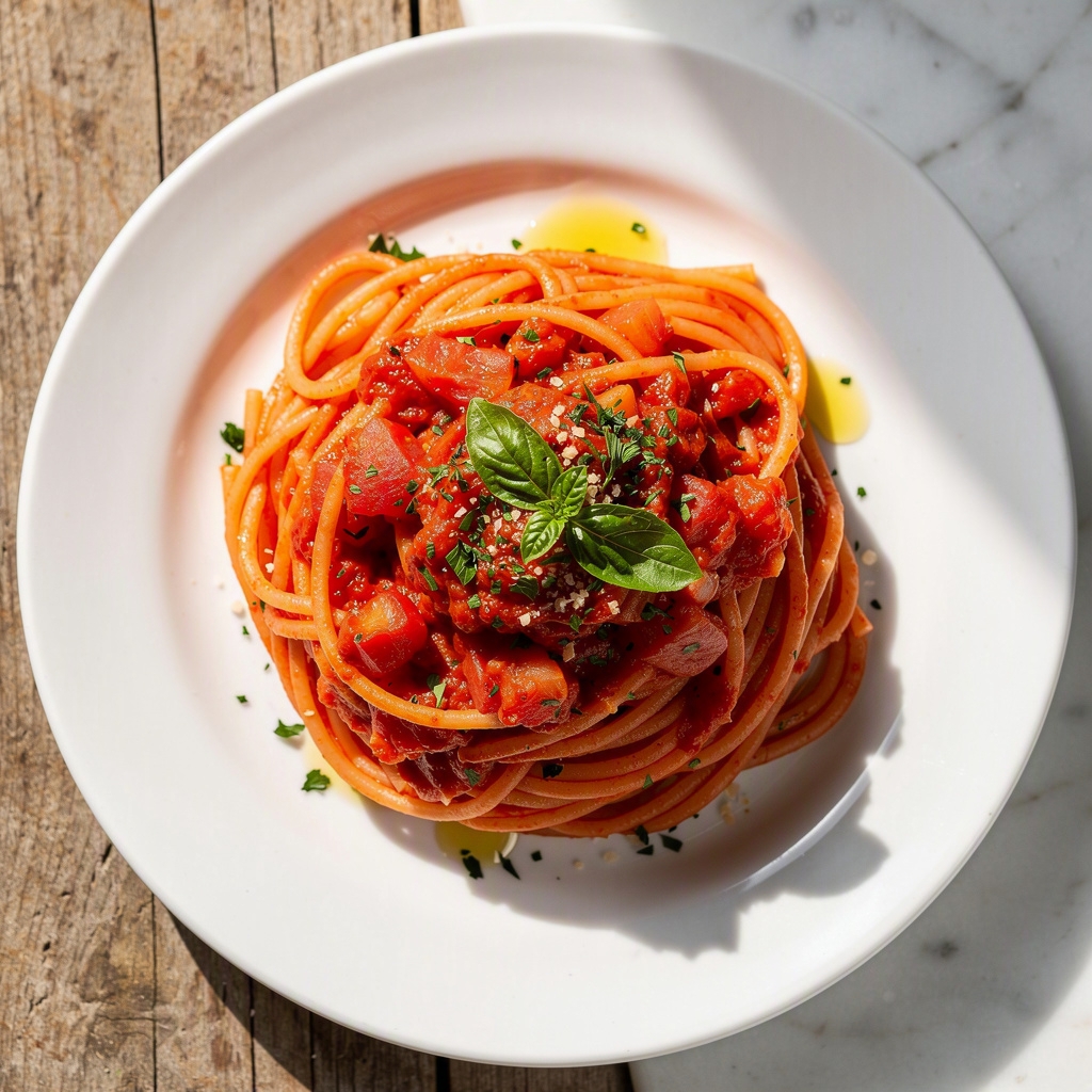 Fresh Tomato Spaghetti Sauce
