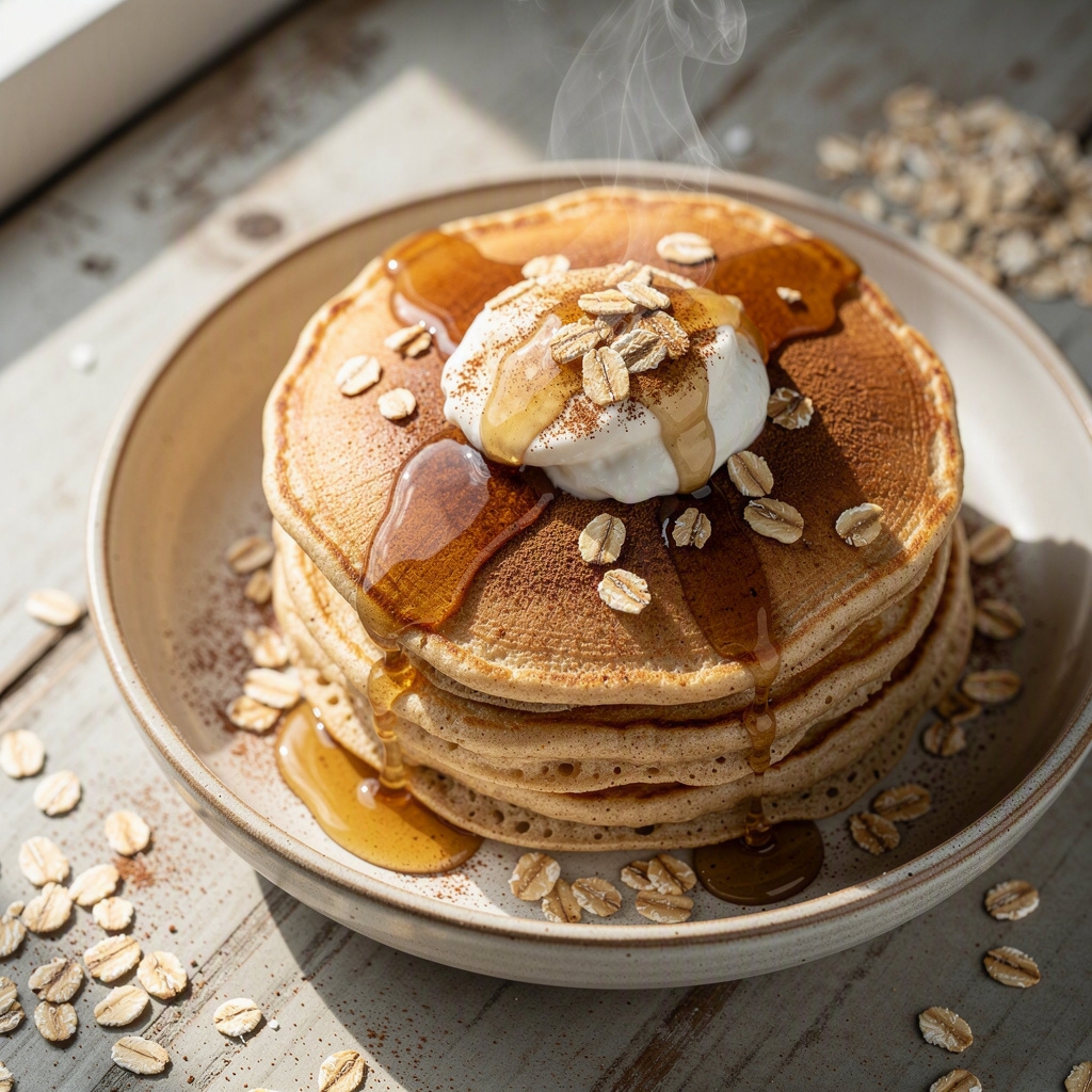 Oat Flour Pancakes
