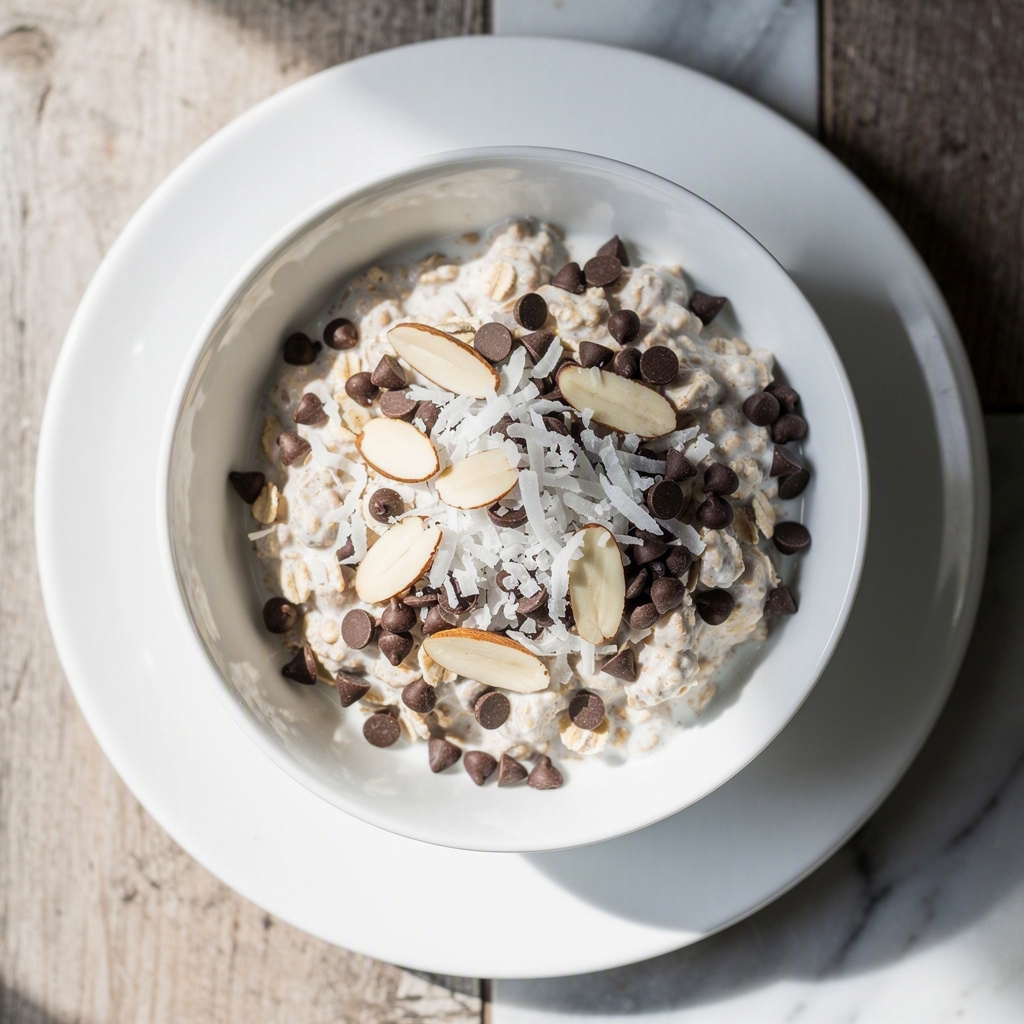 Almond Joy Overnight Oats