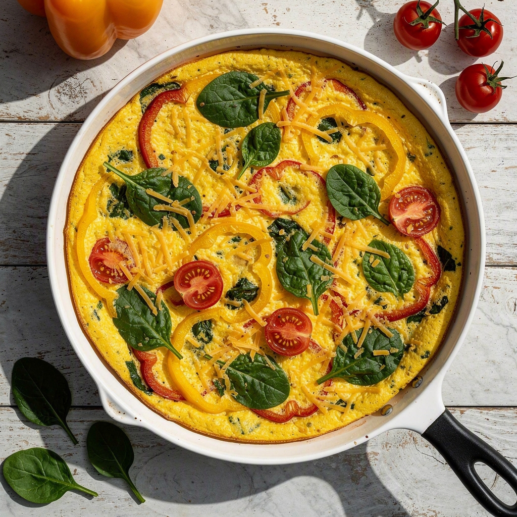 Egg White Frittata (Oven Recipe)