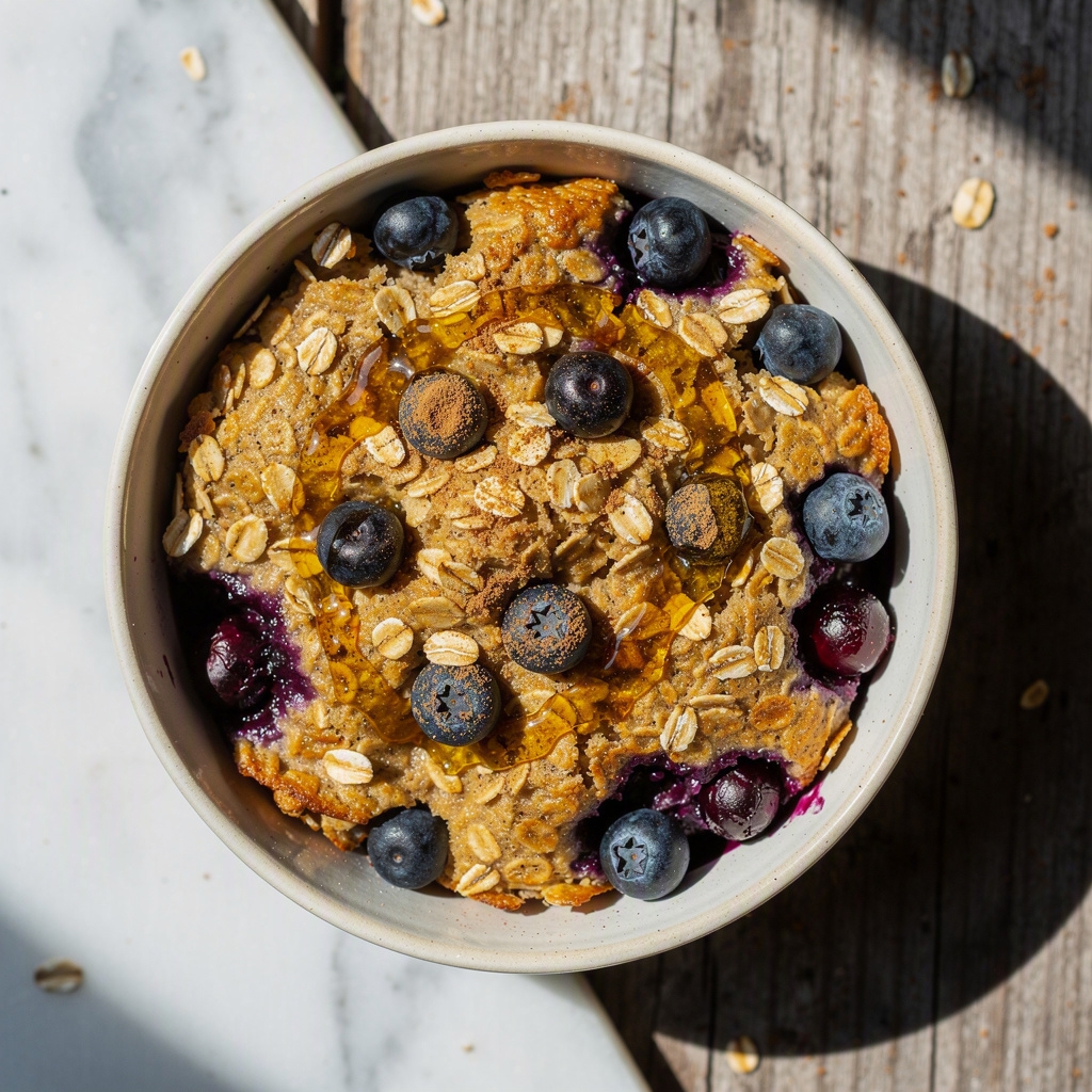 Blueberry Oatmeal Bake