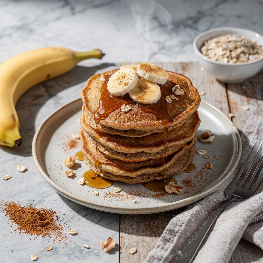 Healthy Banana Pancakes