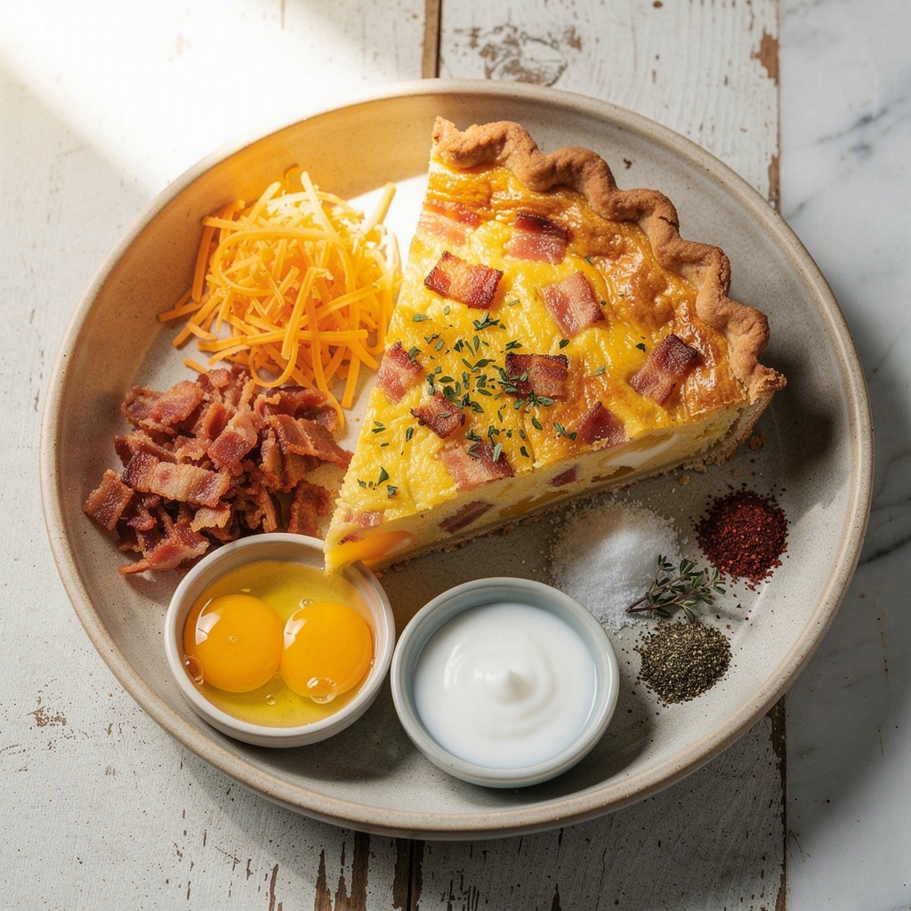 Cheese and Bacon Quiche
