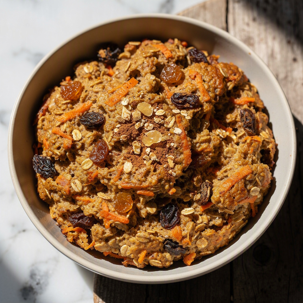 Carrot Cake Baked Oatmeal