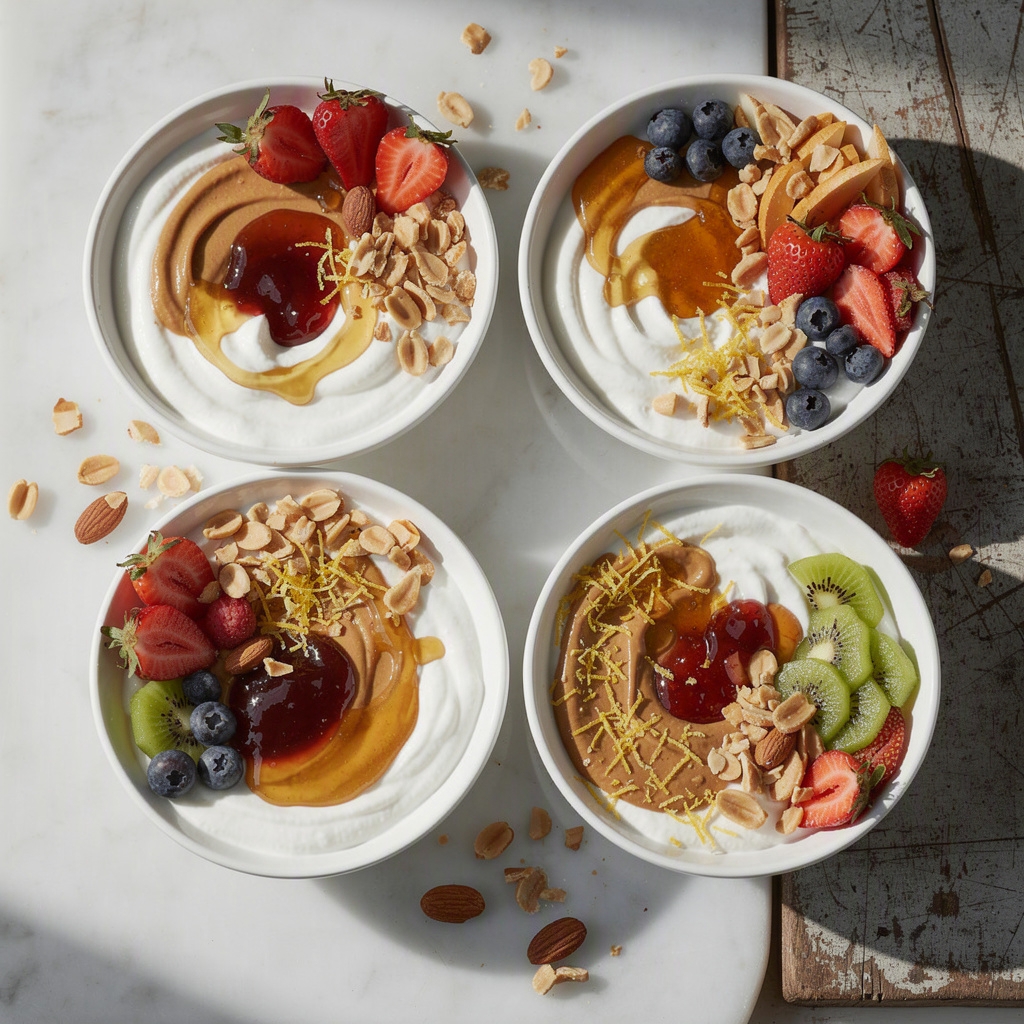 4 Healthy Yogurt Bowls